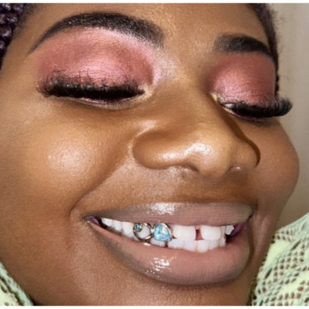 Opal and Diamond Grillz
