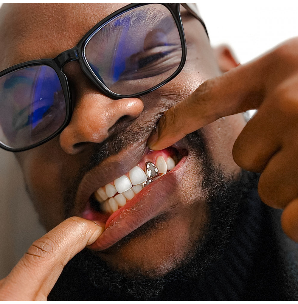 Custom Cross Grillz for a Unique Smile