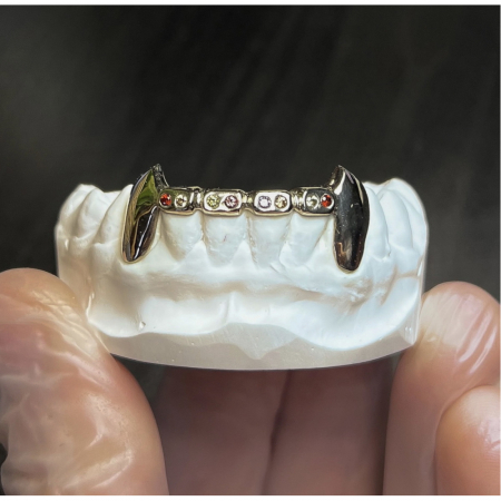 Vampire Lower Bar VVS Grillz